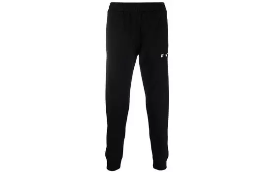 OFF-WHITE Мужские трикотажные спортивные штаны, цвет Black