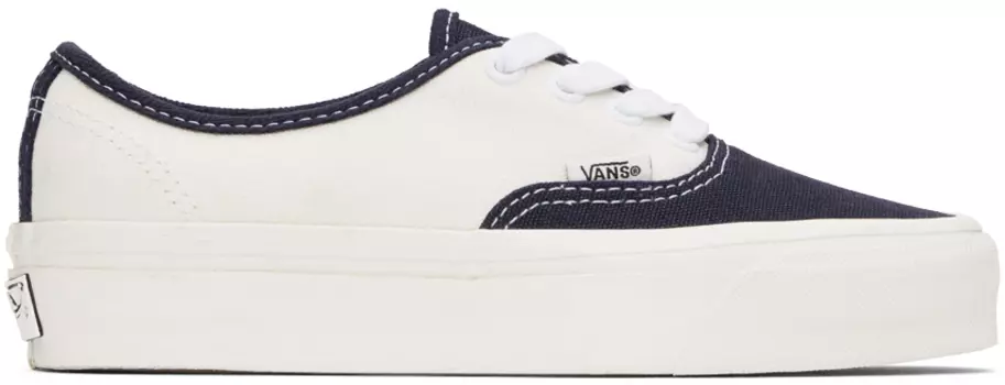 Off-White & Navy Authentic Reissue 44 кроссовки Vans