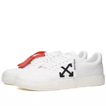 Off-White низкие кроссовки из вулканизированной парусины, белый