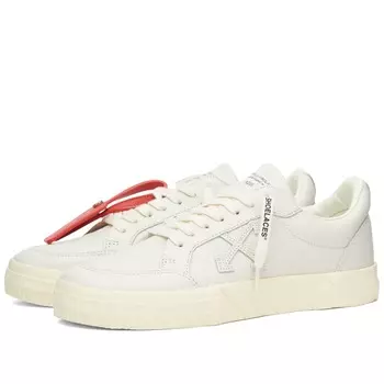 Off-White низкие кроссовки из вулканизированной телячьей кожи, бежевый