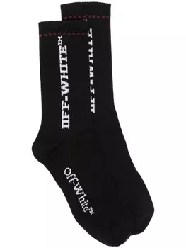Off-White носки Industrial, черный