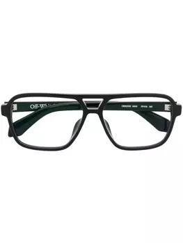 Off-White очки Optical Style 33 в прямоугольной оправе, черный