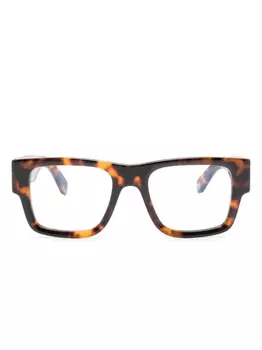 Off-White очки Optical Style 40 в квадратной оправе, коричневый
