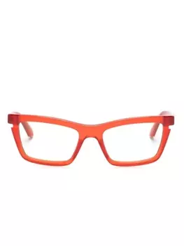 Off-White очки Optical Style 50 в оправе 'бабочка', красный