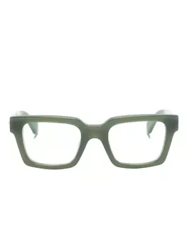 Off-White очки Optical Style 72 в прямоугольной оправе, зеленый