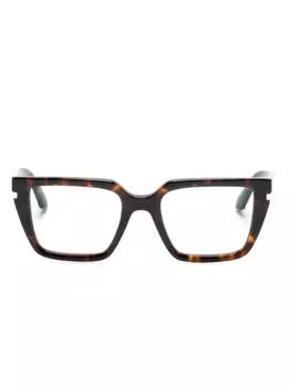Off-White очки Style 52 в квадратной оправе, коричневый