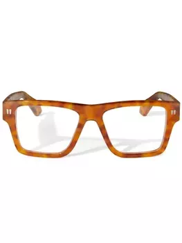 Off-White очки Style 75, коричневый