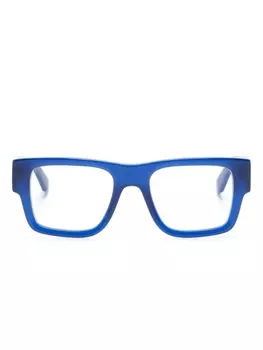 Off-White очки в квадратной оправе, синий
