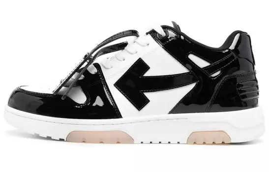 Кеды мужские Off-White Out Of Office низкие, черный / белый