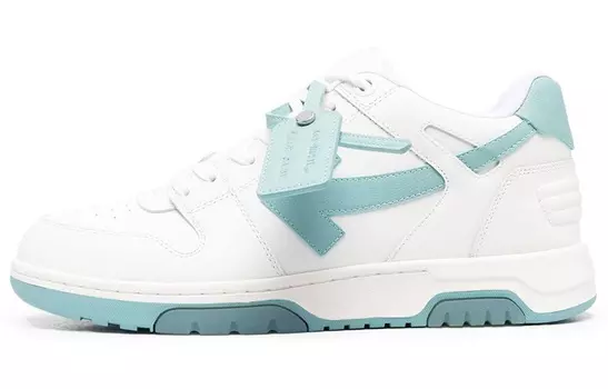 OFF-WHITE Out Of Office ООО Низкие кеды Белый Селадон