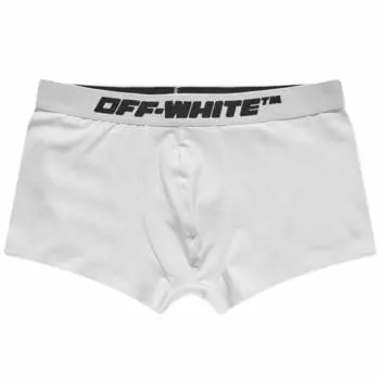 Off-White OW Race Боксерские трусы, белый