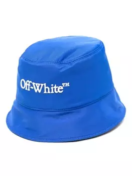 Off-White панама с логотипом, черный