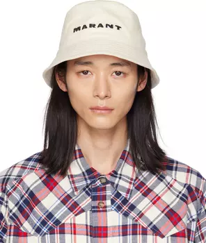 Off-White Панама с логотипом Haley Isabel Marant