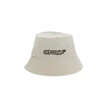 Off-White Панама с узором FF Blur, Bone/Black