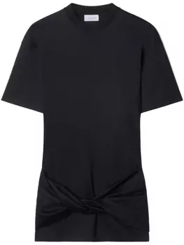 Off-White платье-футболка с логотипом Arrow, черный