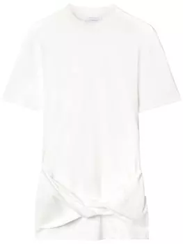 Off-White платье-футболка с логотипом Arrow, белый