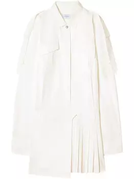 Off-White платье мини Savana, белый