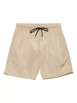 Off-White плавки-шорты с логотипом, нейтральный