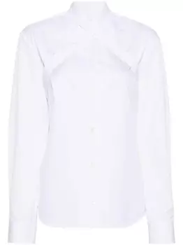 Off-White поплиновая рубашка, белый