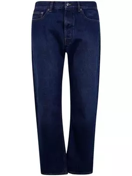 Off-White прямые джинсы, синий