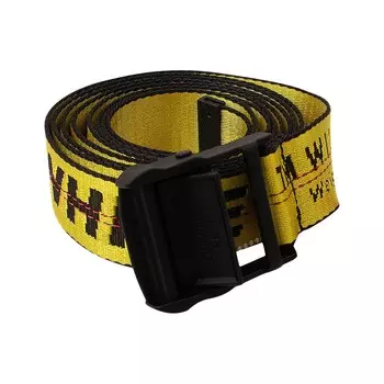 Off-White Ремень с индустриальным логотипом Желтый