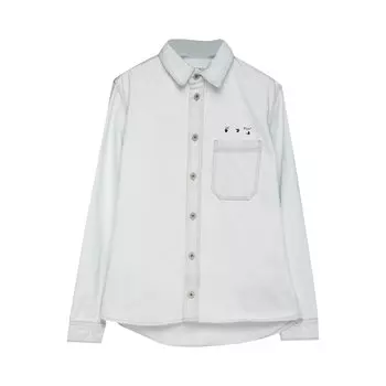 Off-White Рубашка с логотипом Arrow, цвет Белый