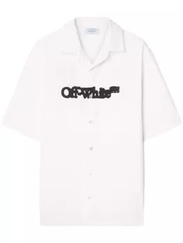Off-White рубашка Spray Arrow, белый