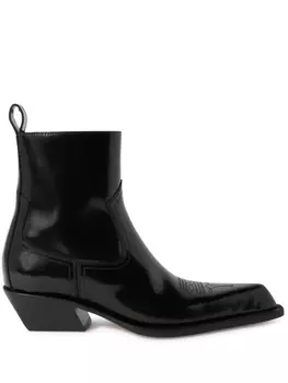 Off-White сапоги Western Blade, черный