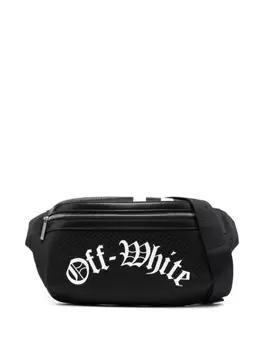 Off-White сетчатая поясная сумка Core, черный