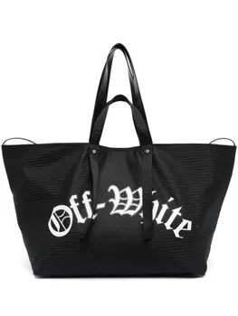 Off-White сетчатая сумка-тоут Day Off, черный