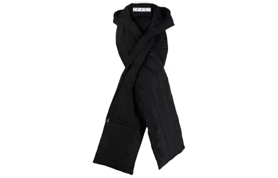 OFF-WHITE Шарф унисекс, Black