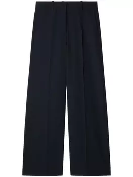 Off-White шерстяные брюки широкого кроя, синий