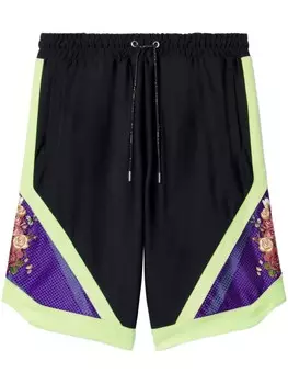 Off-White шорты Fresco Car Hockey, черный