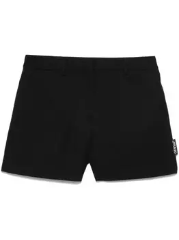 Off-White шорты из вирджинской шерсти, черный