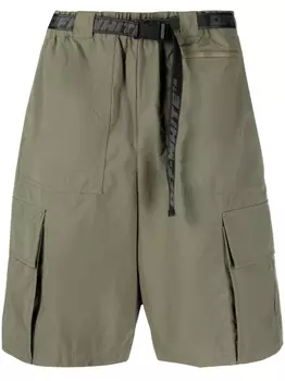 Off-White шорты карго, зеленый