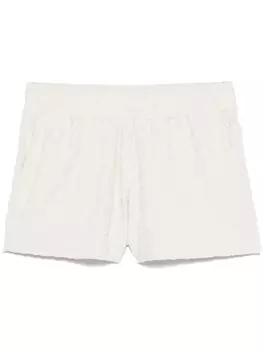 Off-White шорты с логотипом, белый