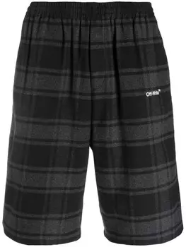 Off-White шорты в клетку