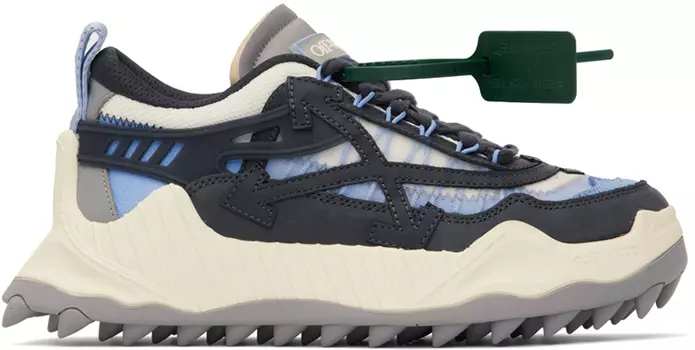 Off-White сине-серые кроссовки Odsy 1000