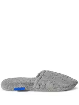 Off-White слиперы Off Stamp, серый