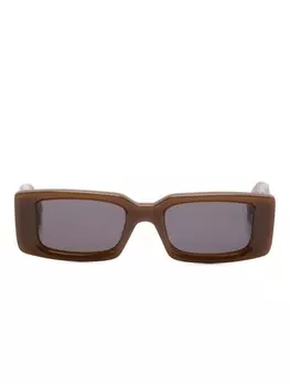 Off-White солнцезащитные очки Arthur, коричневый