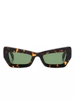 Off-White солнцезащитные очки Aurora, коричневый