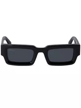 Off-White солнцезащитные очки Lecce в прямоугольной оправе, черный