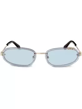 Off-White солнцезащитные очки Miami, золотистый