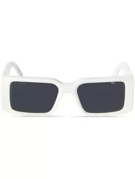 Off-White солнцезащитные очки Milano в прямоугольной оправе, белый