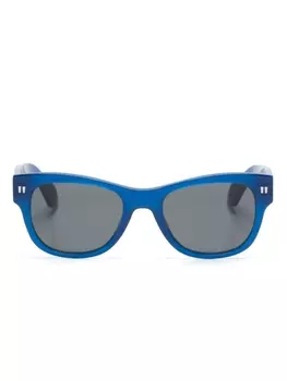 Off-White солнцезащитные очки Moab в овальной оправе, синий
