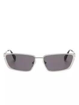 Off-White солнцезащитные очки Richfield в прямоугольной оправе, серебристый