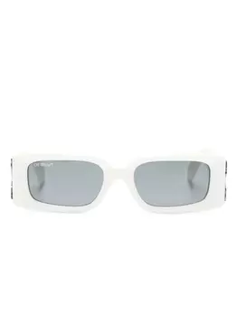 Off-White солнцезащитные очки Roma в прямоугольной оправе, белый