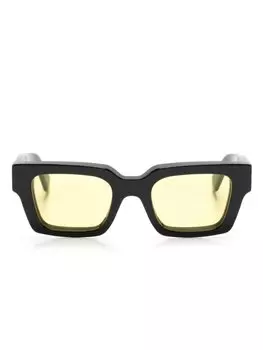 Off-White солнцезащитные очки Virgil в квадратной оправе, черный