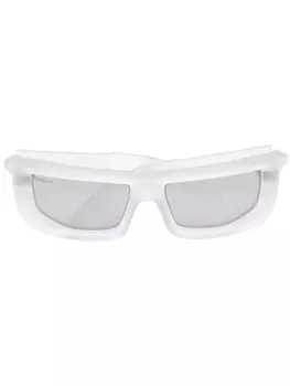 Off-White солнцезащитные очки Volcanite в квадратной оправе, серый