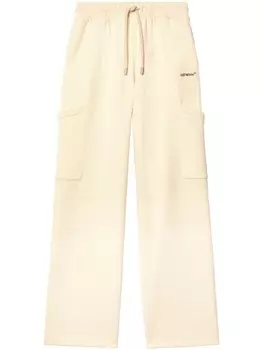 Off-White спортивные брюки Bookish New, нейтральный
